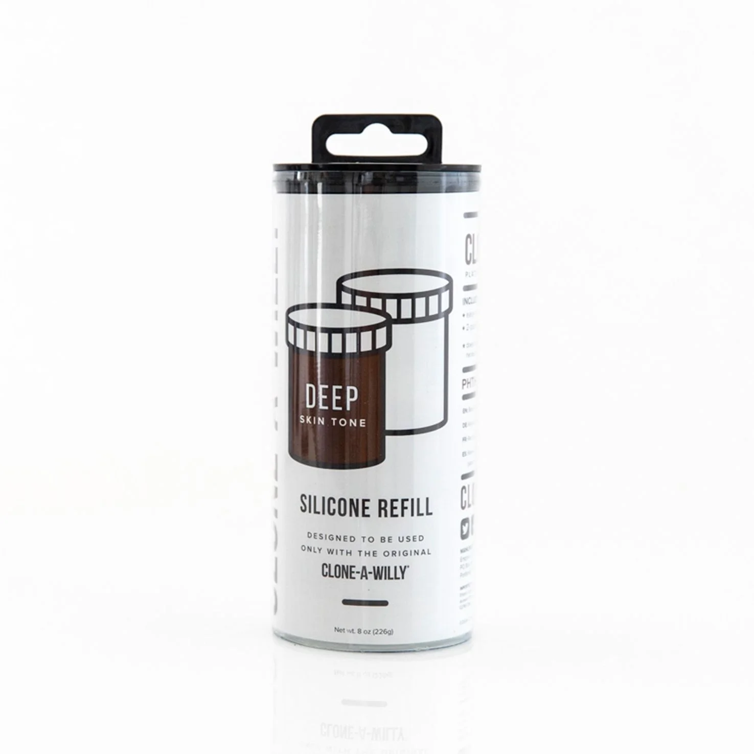 Clone-A-Willy - Refill Donkere Huidskleur Siliconen Clone-A-Willy - Refill Donkere Huidskleur Siliconen