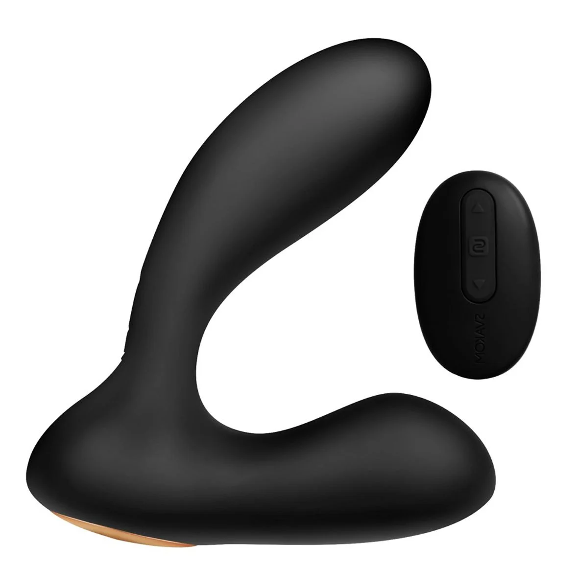 SVAKOM - Vick Prostaat Vibrator Met Afstandsbediening - Zwart SVAKOM - Vick Prostaat Vibrator Met Afstandsbediening - Zwart