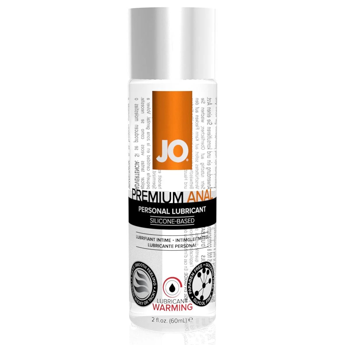 System JO - Premium Anaal Glijmiddel - Verwarmend & Siliconenbasis 60ml